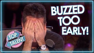 When Judges BUZZ TOO EARLY on Britain's Got Talent!