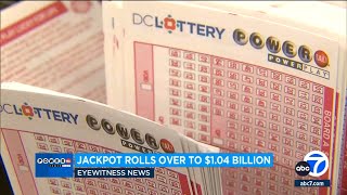 Powerball jackpot rises to $1.04 billion for Monday's drawing