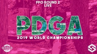 2019 PDGA World Championships - Live - FPO Round 2