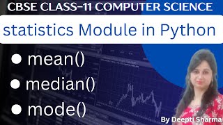statistics Module in Python | Python statistics Module | Python statistics Module Functions