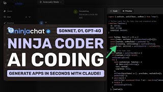 NinjaChat Coder Artifacts + Cline \u0026 Aider : This AI Coder can Generate Apps in SECONDS!