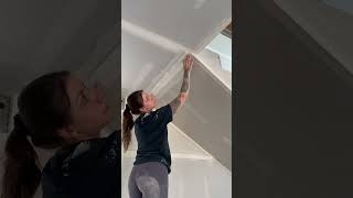 Installing Fast Edge Roll by trimtex #drywall #taping #diy #construction