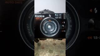 Konica EFJ point and shoot working camera