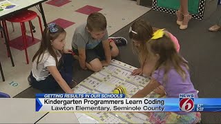 Kindergarten programmers learn coding