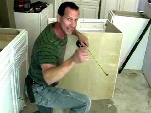 Installing your sink base cabinet( Cutting Holes For Plumbing) Installing your sink base cabinet( Cutting Holes For Plumbing)