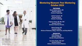 DOM Mentoring Moment - Peer Mentoring (October 2024)