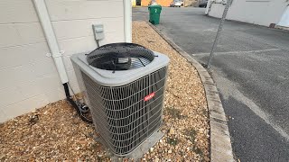 2021 2 ton 14 seer Bryant Legacy line heat pump running. 