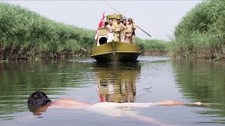 日軍隊長在河裡洗澡，竟突然被拖入水裡淹死，其他日軍瞬間嚇懵，直呼神龍顯靈！⚔️  抗日