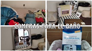 Compras para el baño con las 3B ya arreglamos la taza ✅