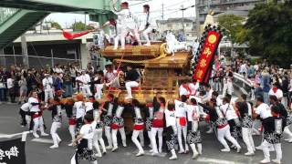 平成27年  狭山だんじり  茱萸木南  おわり坂パレード