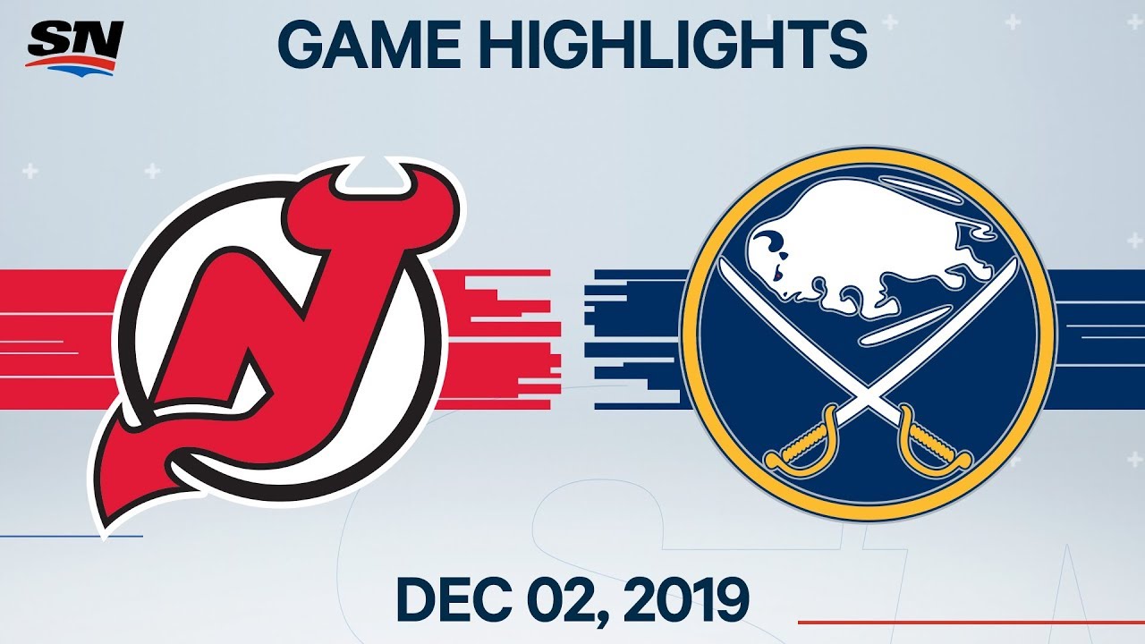 NHL Highlights | Devils Vs. Sabres – Dec. 02, 2019 - YouTube