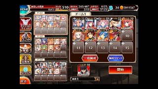 千年戦争アイギス 大総力戦ミッション：神獣ニーズヘッグ降臨 上級【☆3×イベ金以下×ちびなし】