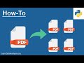 How to extract specific pages from a PDF and save as a separate PDF using Python | Python Tutorial