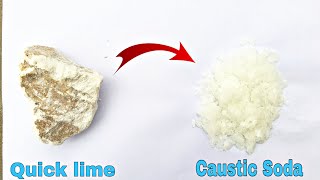 How to Make Sodium Hydroxide at Home from Quick Lime In Hindi || Make Caustic Soda at Home in Hindi