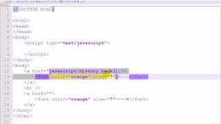 JavaScript Tutorial - 20 - Browser history back and forward