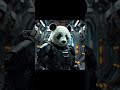 panda exoskeleton mech warrior熊猫机甲战士 mech exoskeleton ai panda shorts