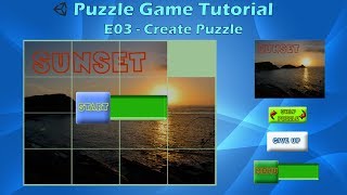 How to make a Puzzle Game (E03 Create Puzzle) - Unity Tutorial