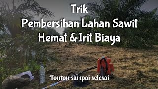 Trik Pembersihan Lahan Sawit Hemat tenaga \u0026 biaya