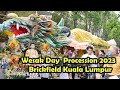 Wesak Day Procession 2023 at Maha Vihara Temple Brickfield Kuala Lumpur / Perarakan Hari Wesak 2023