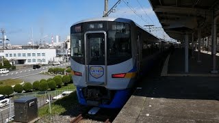 南海電気鉄道 南海本線 特急サザン （12000系運行）  超広角車窓 進行左側 和歌山港～難波