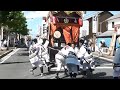 中津祇園 【 下祇園 】 平成26年 （2014） 7月26日　朝車　堀川町踊車　舵取り　遣り取り （ やりどり 　やりとり ） 古魚町中の辻