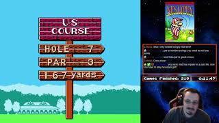 [220] NES Open Tournament Golf (NES) (Part 1) - RetroMasochism