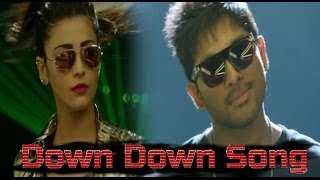 Race Gurram Song Trailer - Down Down Song - Allu Arjun, Shruti Haasan, Surender Reddy