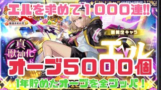 【超獣神祭2025】オーブ5000個でエルを狙う！ついにオーブを解放する時が来た！！