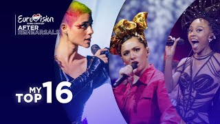 Eurovision 2021 🇳🇱 | Semi-Final 1 | After Rehearsals | My Top 16 (w/ Comments)