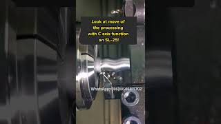 How to process the 304 S.S with C axis function | CNC SMARTLATHE