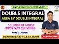 DOUBLE INTGRAL | AREA BY DOUBLE INTGRATION | DOUBLE INTEGRATION EXAMPLES | ENGINEERING MATHEMATICS