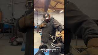 What are they doing? #chiassonsmoke #fabricationshop #welding #diyprojects