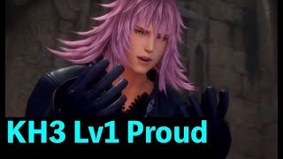 【KH3 Lv.1 Proud】マールーシャ(Marluxia)キングダムハーツ3レベル1攻略#61