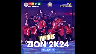 Winners of Zion 2K24||THE ZENITH DANCE CREW|| #coeruniversity