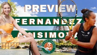 Leylah Fernandez vs Amanda Anisimova | French Open | Roland Garros WTA 2022 4th Round Match Preview