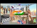 India 🇮🇳~✈️~Usa🇺🇸 || USA journey Part -01 || Masters బాధితురాలు 😁 || #mastersstudent #usavlogs