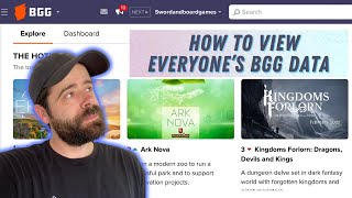 How to view everyone's data on BGG (plays/scores/etc)