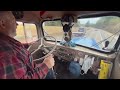 David Hull Behind the Wheel of His Ole 1958 Kenworth Logging Truck