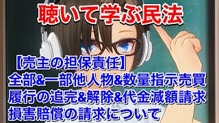 【行政書士•宅建•公務員試験民法対策】売主の担保責任を分かりやすく解説【初学者でもわかる民法講座】