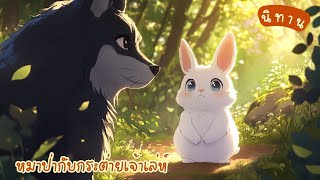 นิทานอีสป | หมาป่ากับกระต่ายเจ้าเล่ห์ 🐺🐰 | นิทานสอนใจ | การ์ตูนอนิเมะ 2D แสนสนุก