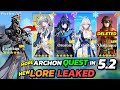 5.2 ARCHON QUEST? XBALANQUE | CAPITANO | SUNDAY | TSARITSA | ORORON | LEAKED LORE - Genshin Impact