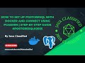 How to Set Up PostgreSQL with Docker and Connect Using pgAdmin | Step-by-Step Guide #postgresql#2025