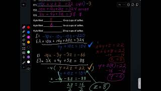 MOD 2 8c System of 3 Equations Review Video 3 of 3