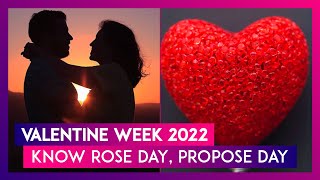 Valentine Week 2022: Know The Significance of Rose Day, Propose Day; \u0026 Anti-Valentine Week Calendar