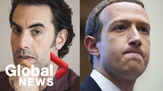 Sacha Baron Cohen targets Facebook CEO Mark Zuckerberg for spreading lies, hate speech