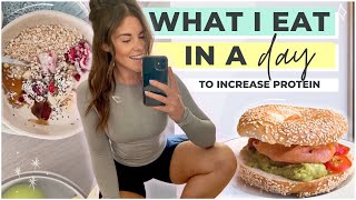 What I Currently Eat In A Day To Increase Protein Intake, Build Muscle and Feel Full Vlog 🥯🥥🍉