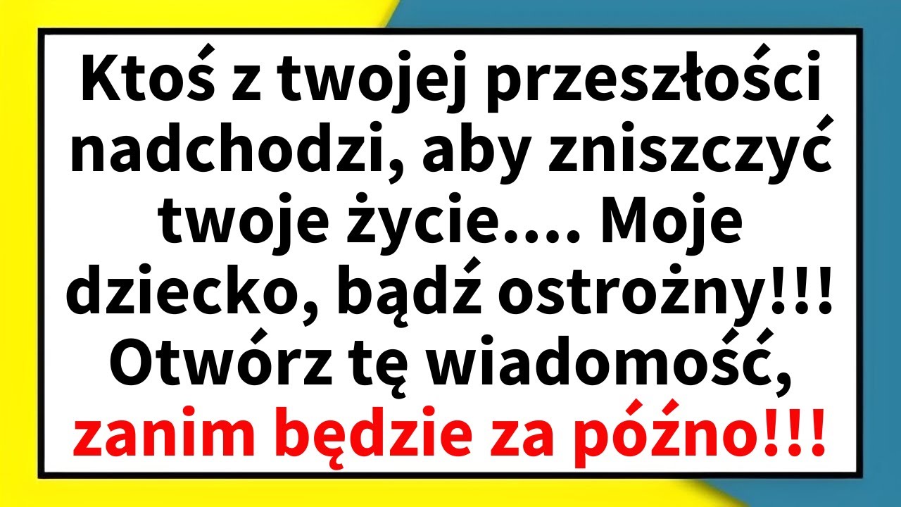 Ktoś Z Twojej Przeszłości Nadchodzi, Aby Zniszczyć Twoje życie.... Moje ...