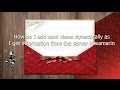 How do I add card views dynamically as I get information from the server in xamarin