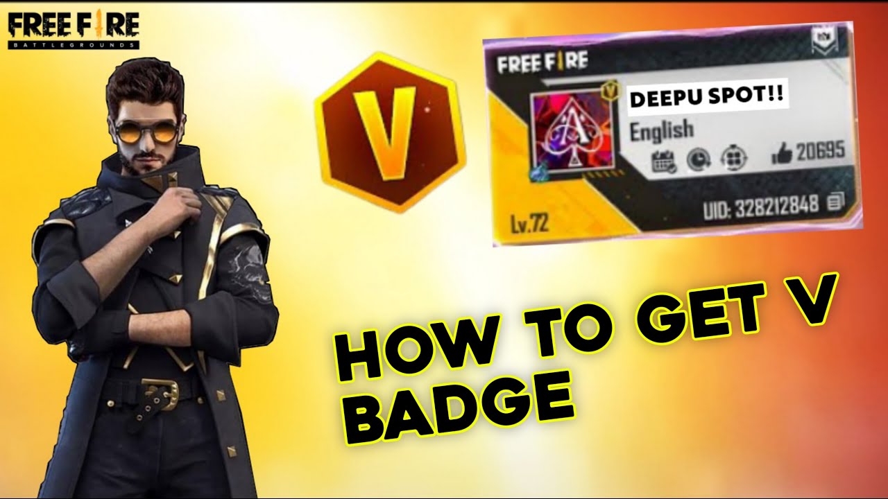 HOW TO GET V BADGE | GARENA FREE FIRE - YouTube