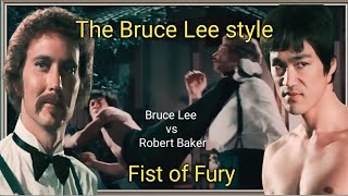 The Bruce Lee style Fist of Fury Bruce Lee vs Robert Baker #brucelee #martialarts #trending #video